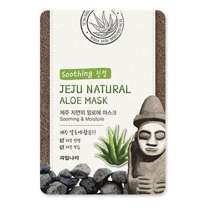 Welcos Skin Care Jeju Nature's Aloe Mask Маска для лица увлажняющая 