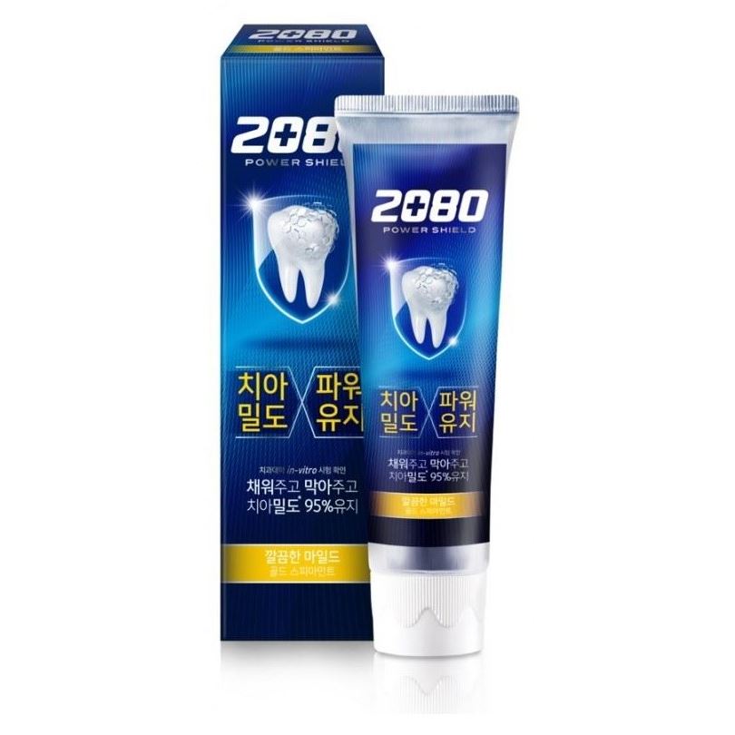 KeraSys Dental Clinic  Dental Clinic 2080 Power Shield Gold Spearmint Зубная паста Супер защита голд восстановление и укрепление эмали