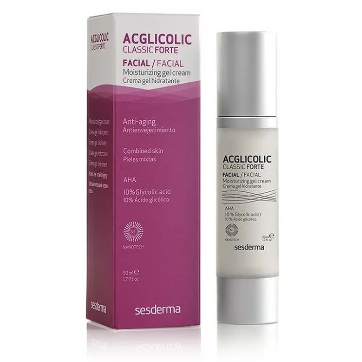 Sesderma Anti-Age Acglicolic Classic Forte Moisturizing Gel Cream Крем-гель увлажняющий с гликолевой кислотой
