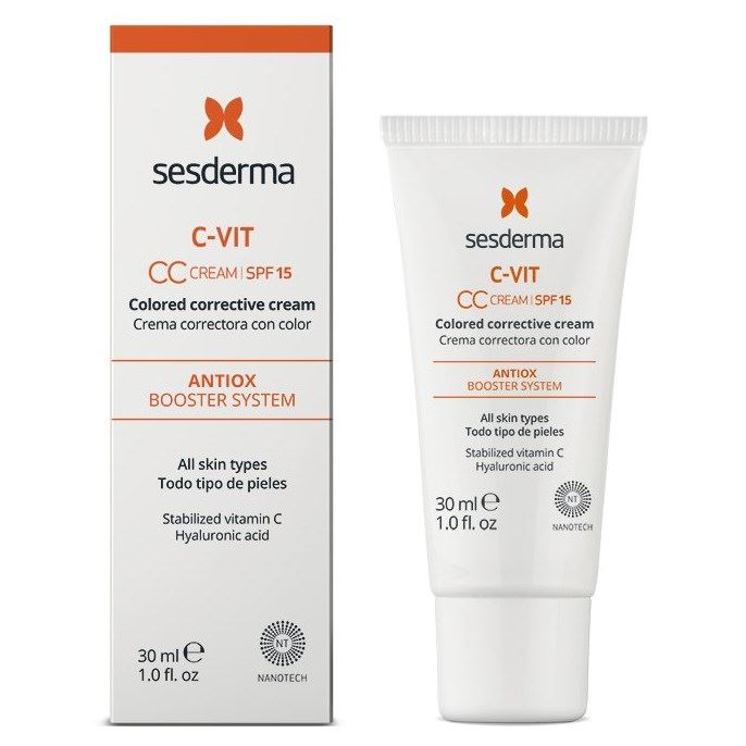 Sesderma Anti-Age C-VIT CC Cream SPF 15 Крем корректирующий тон кожи с витамином С