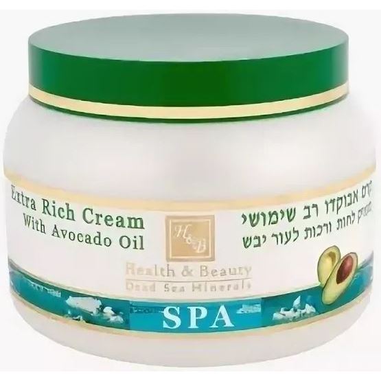 Health & Beauty Body Care Cream Extra Rich Avocado Oil Увлажняющий универсальный крем для тела с Авокадо