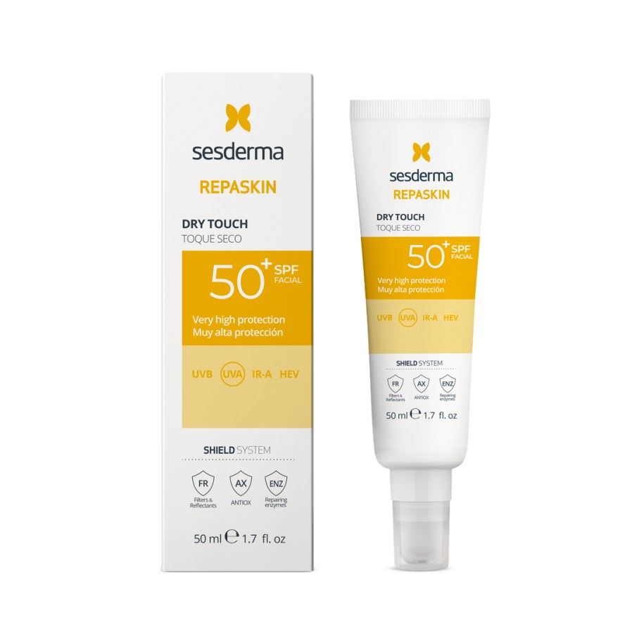 Sesderma Sun Care Repaskin Dry Touch Facial Sunscreen SPF50 Средство солнцезащитное с матовым эффектом для лица