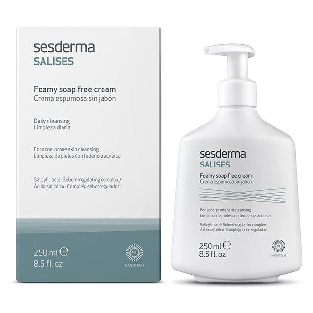 Sesderma Problem Skin Salises Facial/Body Foamy Soap Free Cream Крем пенящийся для умывания, для лица и тела