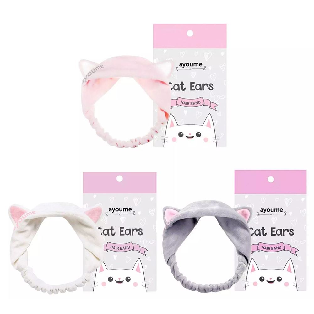 Ayoume Face Care Hair Band Cat Ears Повязка для волос "Кошачьи ушки"