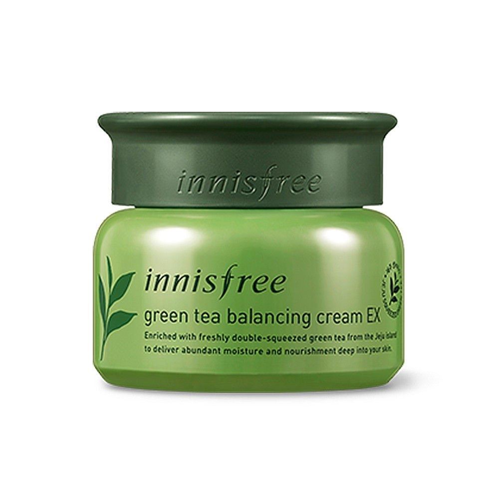 Innisfree Skin Care Green Tea Balancing Cream EX Крем для лица с экстрактом зеленого чая