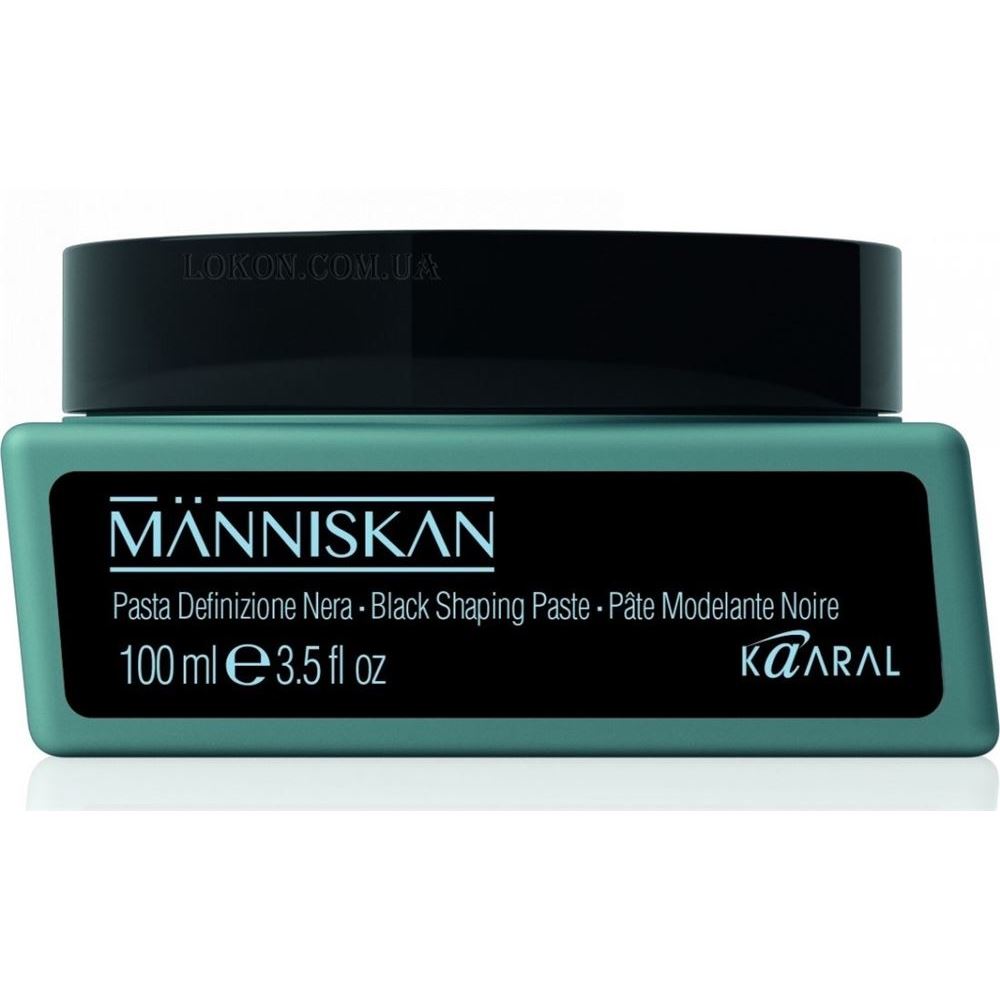 Kaaral Manniskan Manniskan Black Shaping Paste Черная моделирующая паста