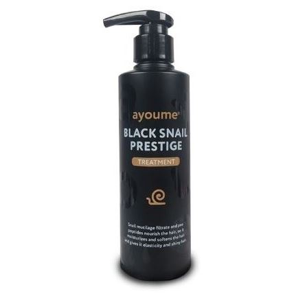 Ayoume Face Care Black Snail Prestige Treatment Маска для волос с муцином улитки