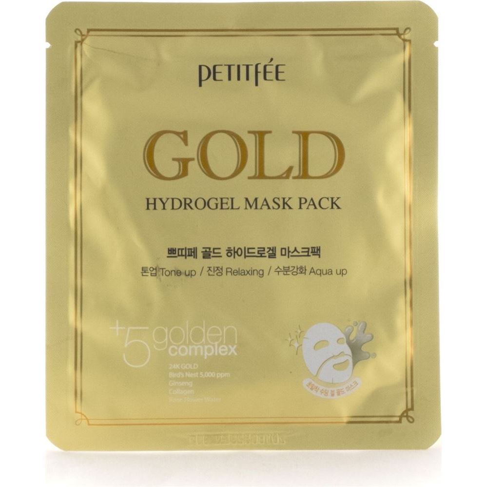 Petitfee Face Care Gold Hydrogel Mask Pack Маска для лица гидрогелевая с золотом