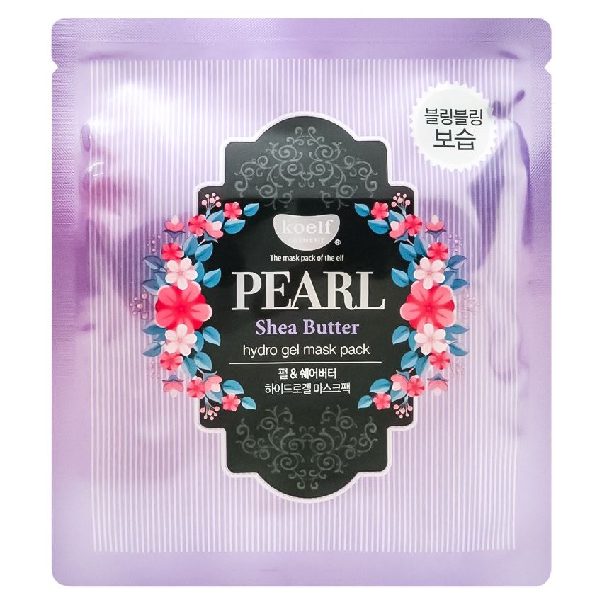 Petitfee Face Care Koelf Pearl & Shea Butter Hydro Gel Mask Pack Маска для лица гидрогелевая с маслом Ши и жемчужной пудрой