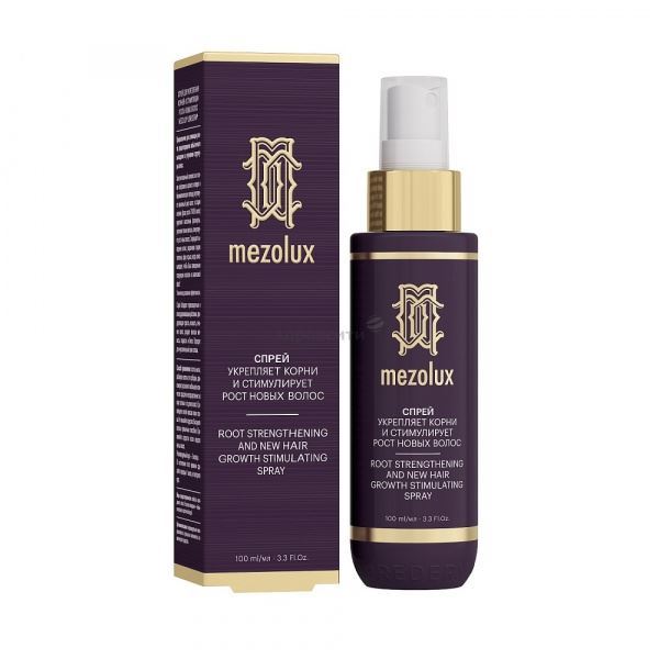 Librederm Mezolux Mezolux Root Strengthening and New Hair Growth Stimulating Spray Спрей для укрепления корней и стимуляции роста новых волос
