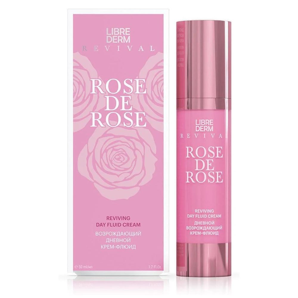 Librederm Уход за кожей лица и тела Rose De Rose Reviving Day Fluid Cream Крем флюид дневной возрождающий