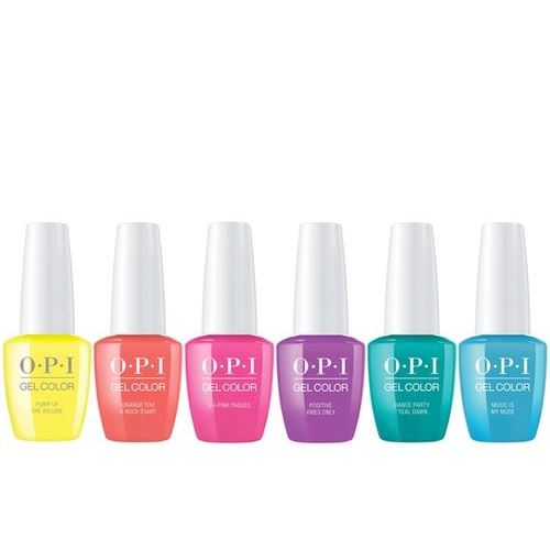 OPI Nail Color GelColor Neons Collection Summer  Коллекция Неон Лето 2019