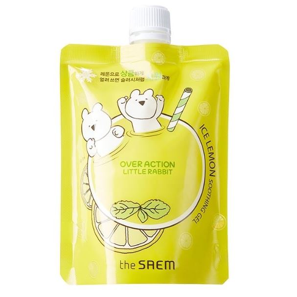 The Saem Face Care Ice Lemon Soothing Gel  (Over Action Little Rabbit Edition) Гель для лица и тела успокаивающий