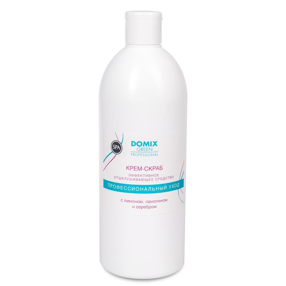 Domix Green Professional Face Care Крем-скраб с серебром Крем-скраб с серебром эффективное отшелушивающее средство с лимоном, ланолином и серебром