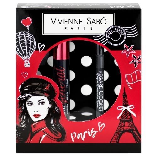 Vivienne Sabo Make Up Grand Volume Mascara Mon General + Eyeliner Regard Сoquet Подарочный набор: тушь, карандаш для глаз