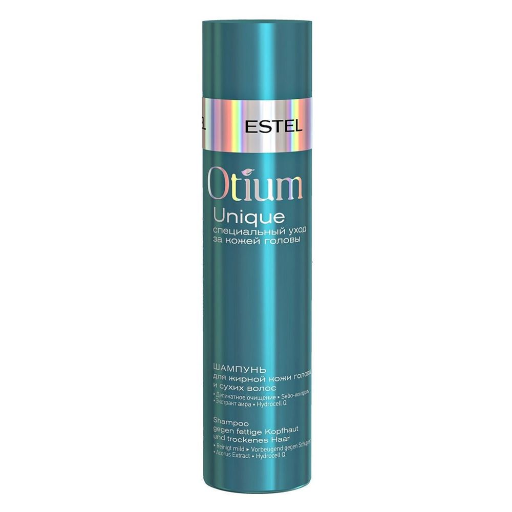 Estel Professional Otium Otium Unique Шампунь для жирной кожи головы и сухих волос Shampoo gegen fettige Kopfhaut und trockenes Haar