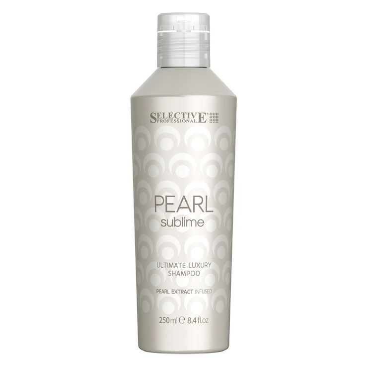 Selective Professional Pearl Sublime Pearl Sublime Ultimate Luxury Shampoо Шампунь с экстрактом жемчуга для придания блеска светлым и химически обработанным волосам 