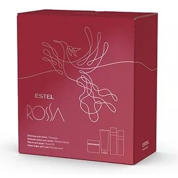 Estel Professional Curex  Estel Rossa Набор парфюмерных компаньонов ESTEL ROSSA Набор парфюмерных компаньонов ESTEL ROSSA 
(шампунь, бальзам-маска, масло для душа, крем-суфле)