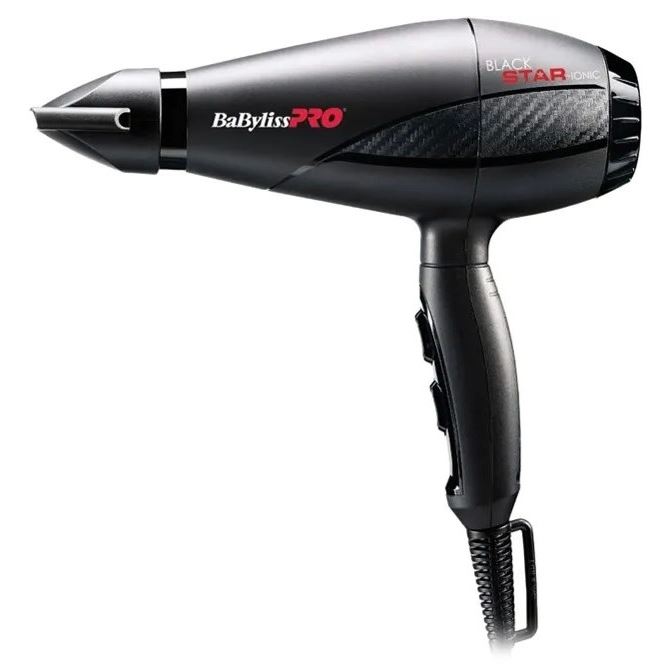 BaByliss Фены BAB6250IE Black Star Ionic 2200W Профессиональный фен с мощностью 2200 Вт