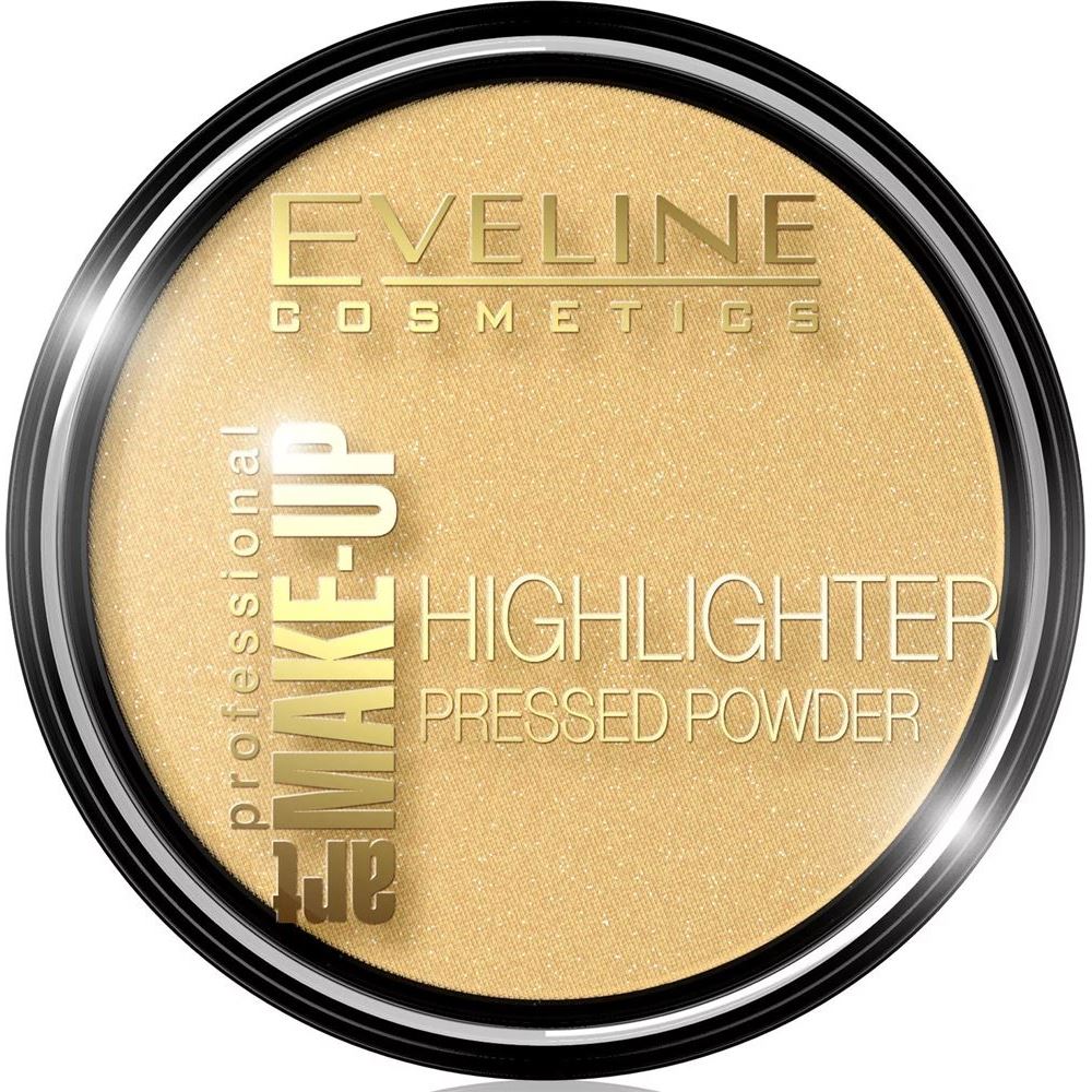 Eveline Make-Up Art Professional Make-up Рассветляющая пудра-хайлайтер Рассветляющая пудра-хайлайтер для лица и тела