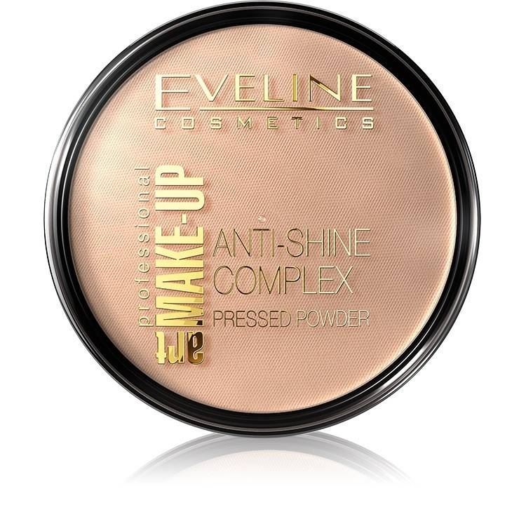 Eveline Make-Up Anti-Shine Complex Pressed Powder Матирующая минеральная пудра Матирующая минеральная пудра с шелком 