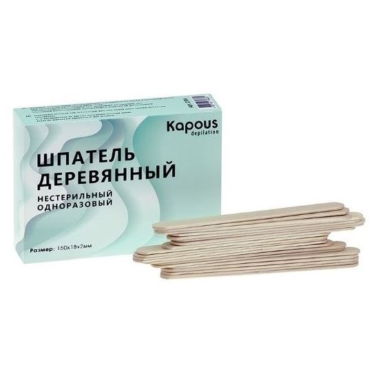 Kapous Professional Accessories  Шпатель деревянный, 140*18*2 мм Шпатель деревянный, 140*18*2 мм 100 шт