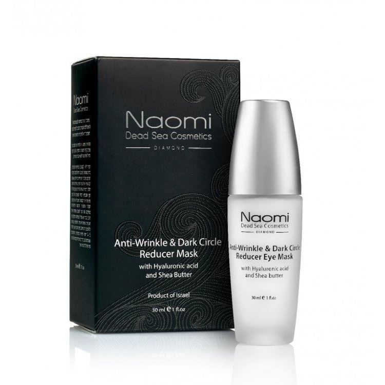 Naomi Face Care Gold & Diamond Anti-Wrinkle & Dark Circle Reducer Mask Маска против морщин и для уменьшения темных кругов под глазами с гиалуроновой кислотой и маслом ши