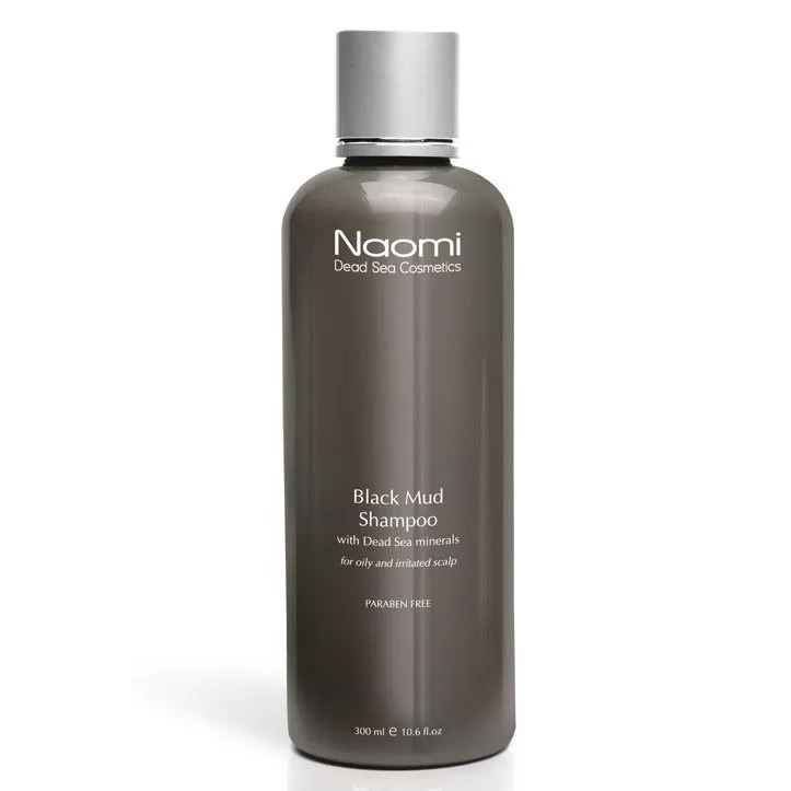 Naomi Hair Care Black Mud Shampoo with Dead Sea minerals Шампунь с черной минеральной грядью с минералами Мертвого моря для жирной и раздраженной кожи головы