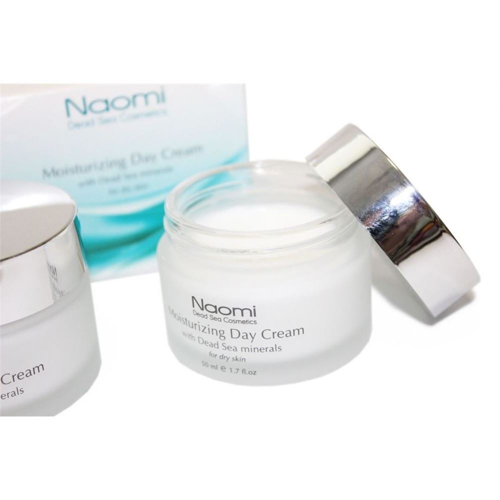 Naomi Face Care Moisturizing Day Cream for dry skin Крем увлажняющий для лица с минералами Мертвого моря для сухой кожи