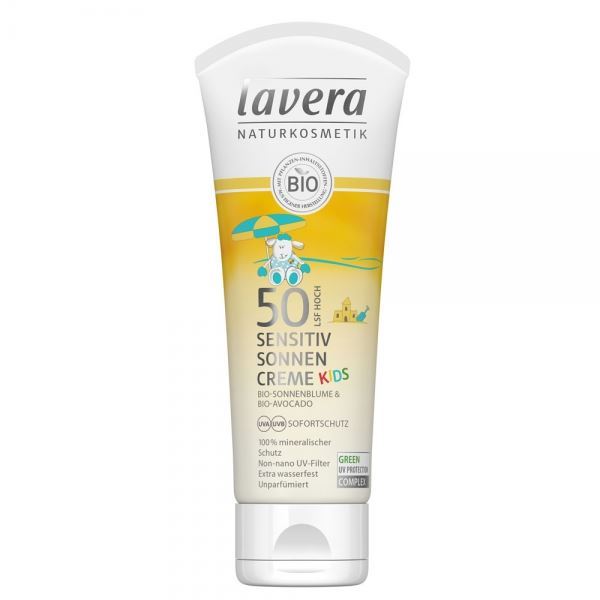 Lavera Sun Care  Kids Sensitive Sun Cream SPF 50 Солнцезащитный крем для детей SPF 50