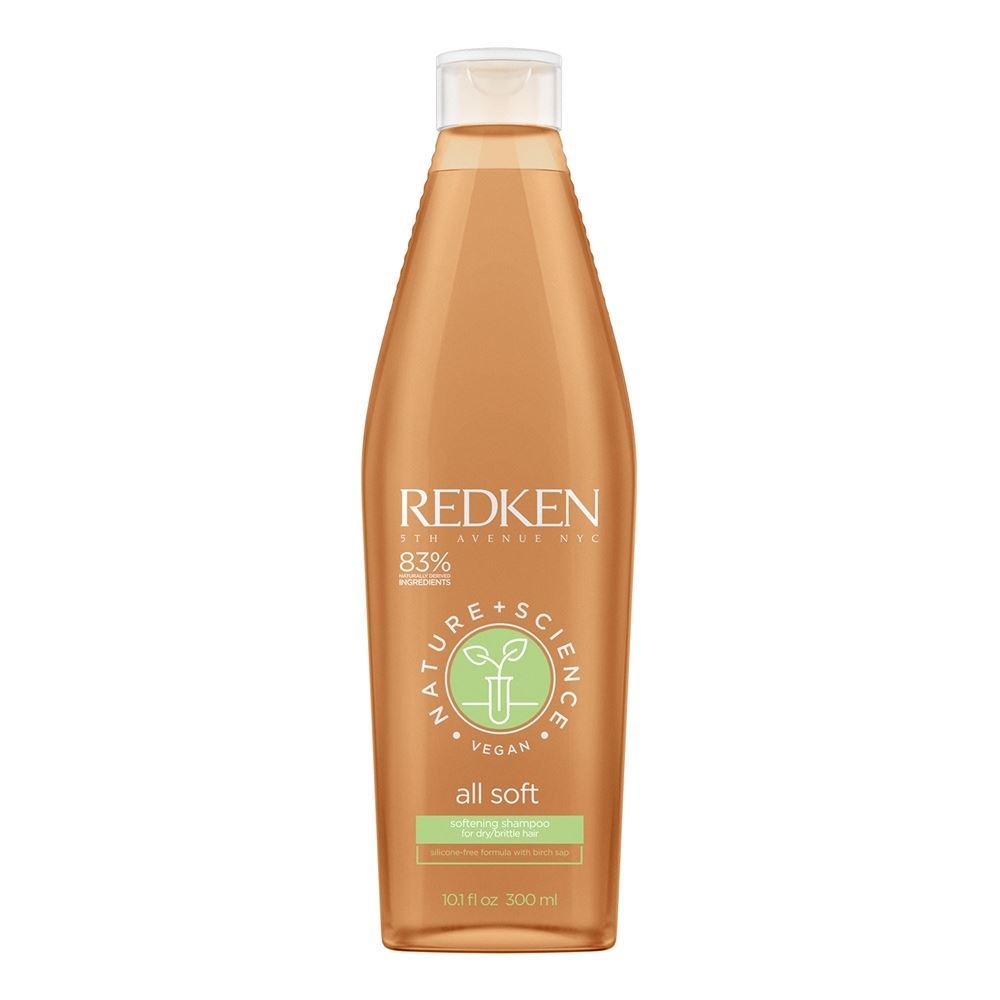 Redken Nature + Science  All Soft Shampoo Шампунь для укрепления и придания мягкости сухим и ломким волосам