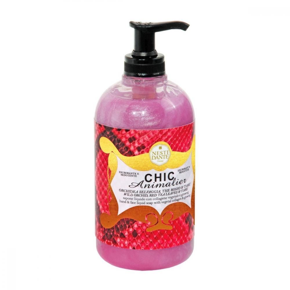 Nesti Dante Liquid Soap Chic Animalier Red Жидкое мыло Шикарное Розовое