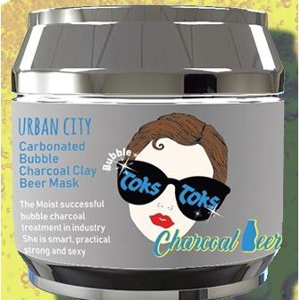 Baviphat Skin Care Urban City Carbonated Charcoal Clay Beer Mask Маска для лица глиняно-пузырьковая