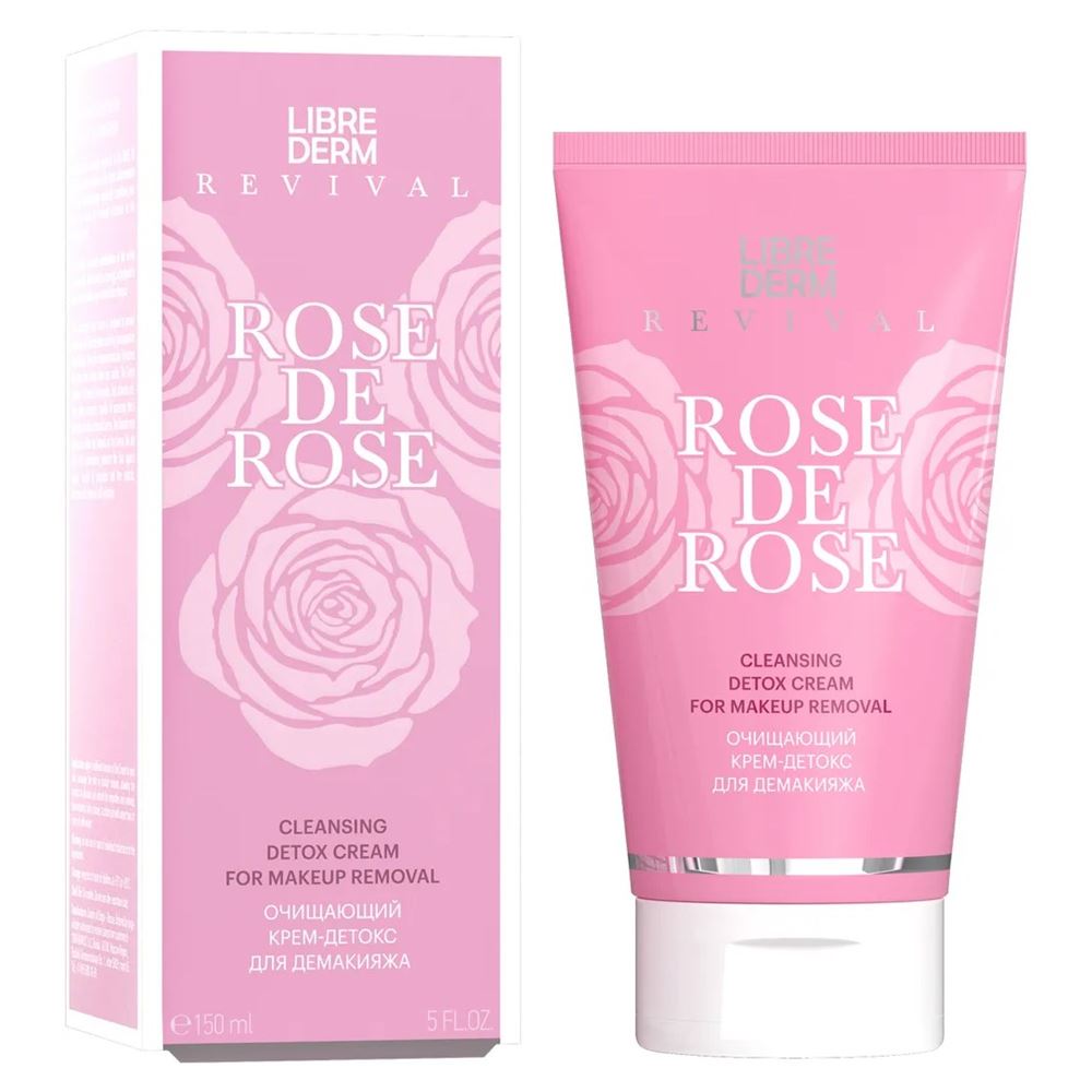 Librederm Уход за кожей лица и тела Rose De Rose Cleansing Detox Cream for Makeup Removal Крем детокс очищающий