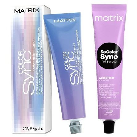 Matrix Coloring Hair SoColor Sync Pre-Bonded Acidic Toner Кислотный тонер с бондером