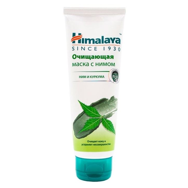 Himalaya Herbals Cleansing Маска для лица очищающая с Нимом и Куркумой Очищающая маска с нимом для проблемной кожи