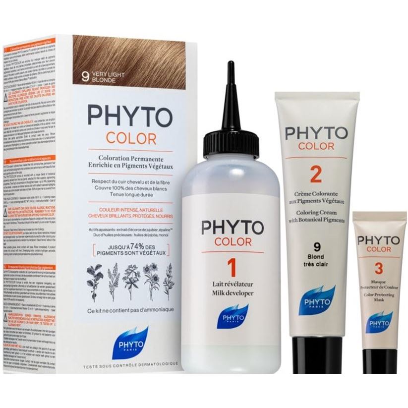 Phyto Интенсивный уход за волосам Phyto Color Стойкая краска для волос с натуральными красителями (минимальное содержание аммиака)