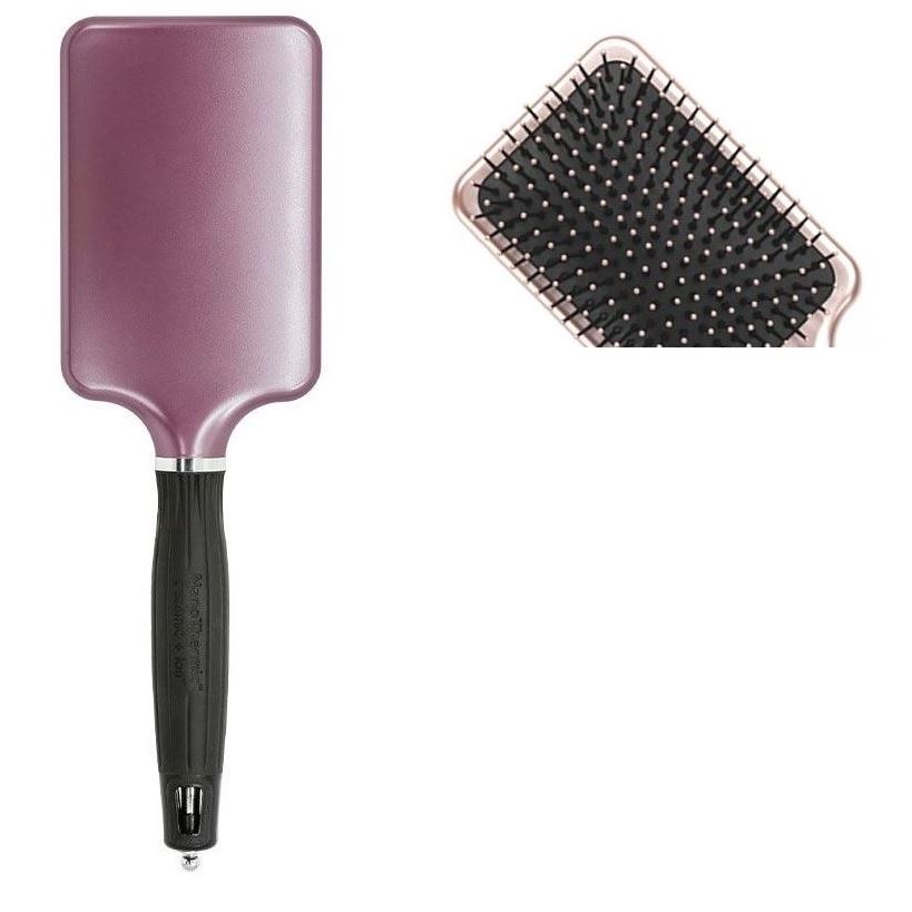 Olivia Garden Щетки и расчески для волос PR-NT1PC-STPDL-TP19 Щетка для волос широкая керамик + ион NanoThermic розовая/черная Щетка для волос широкая керамик + ион NanoThermic розовая/черная