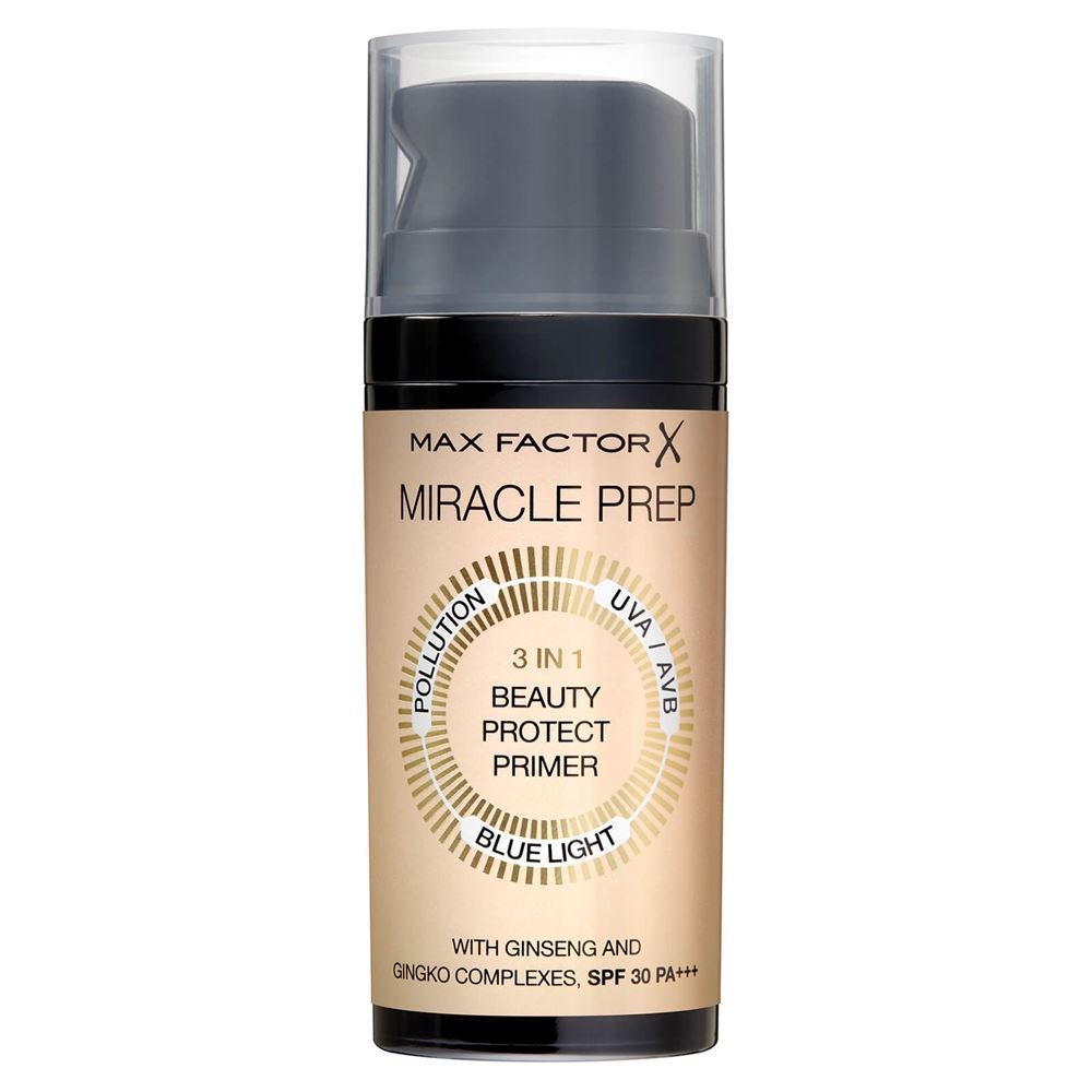 Max Factor Make Up Miracle Prep 3 в 1 Beauty Protect Primer  Праймер для лица SPF30 PA +++