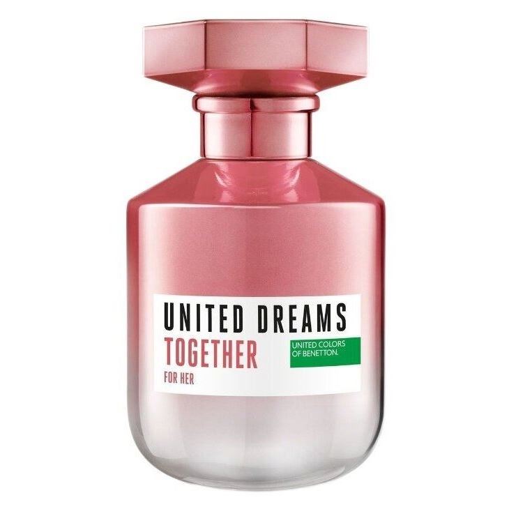 Benetton Fragrance United Dreams Together for Her Аромат группы фруктовые цветочные (розовые)