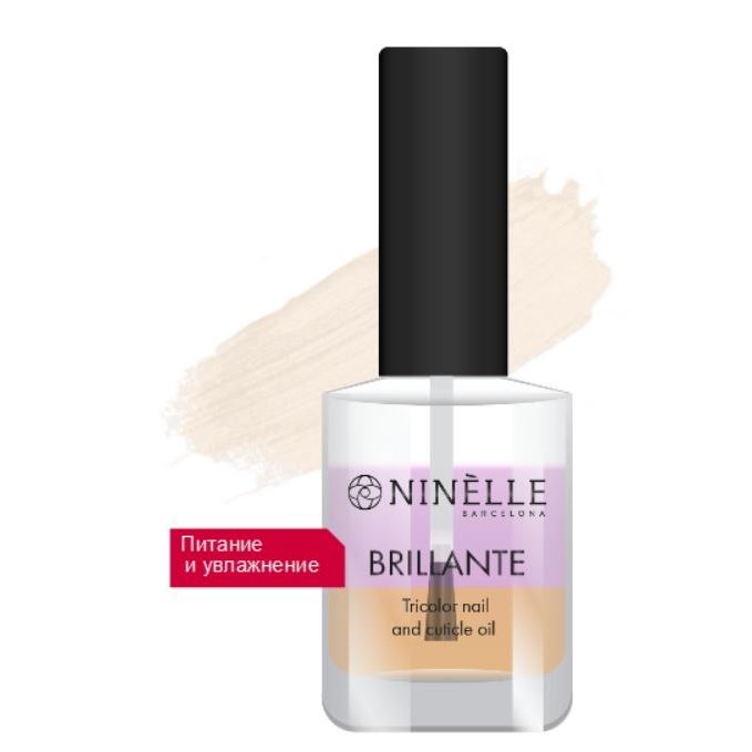 Ninelle Nail Care Brillante Tricolor Nail and Cuticle Oil Трехцветное масло для ногтей и кутикулы
