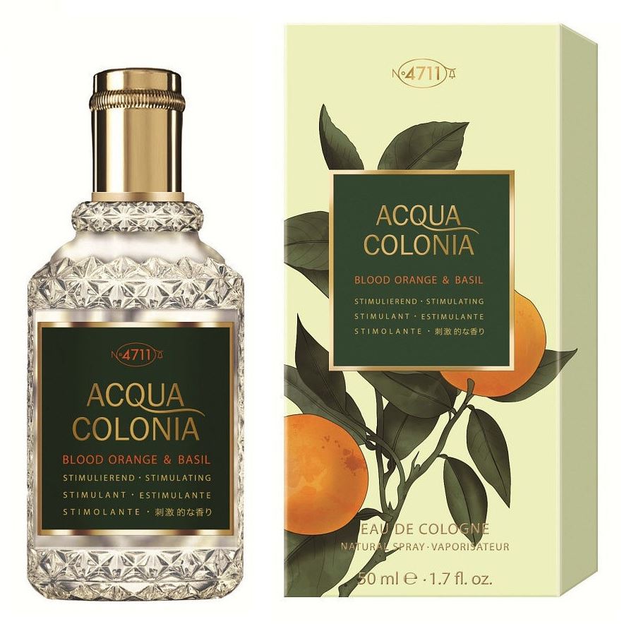 Acqua Colonia 4711 Fragrance Stimulating Blood Orange & Basil Аромат группы цитрусовые пряные