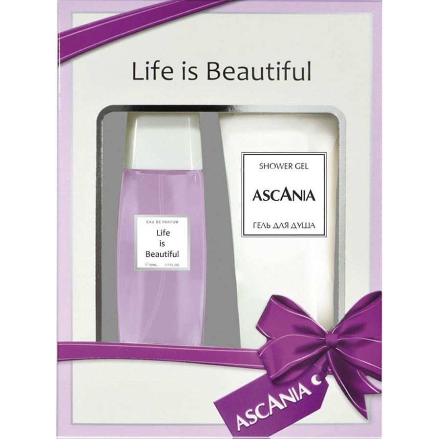 Fragrance Brocard Brocard Ascania Life Is Beautiful Набор: парфюмированная вода, гель для душа