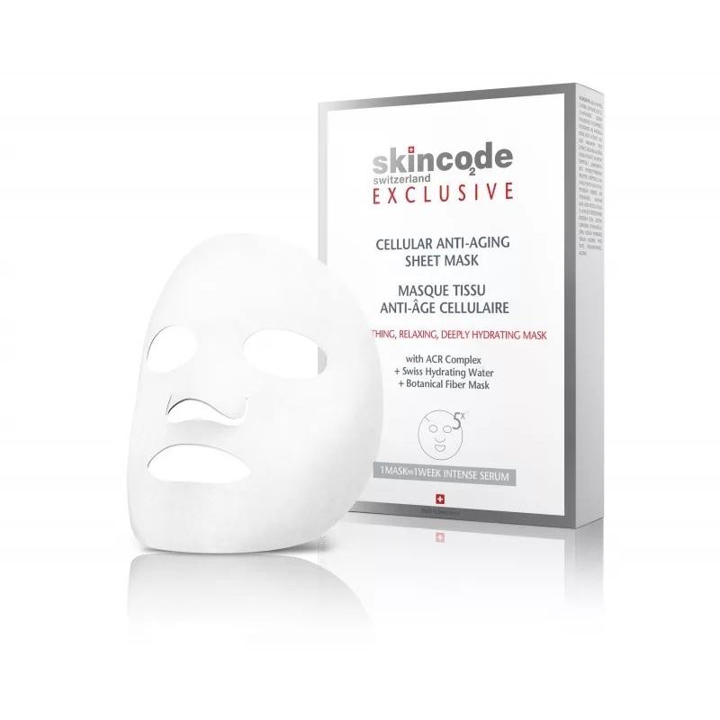Skincode Anti-Age  Cellular Anti-Aging Sheet Mask Клеточная антивозрастная маска