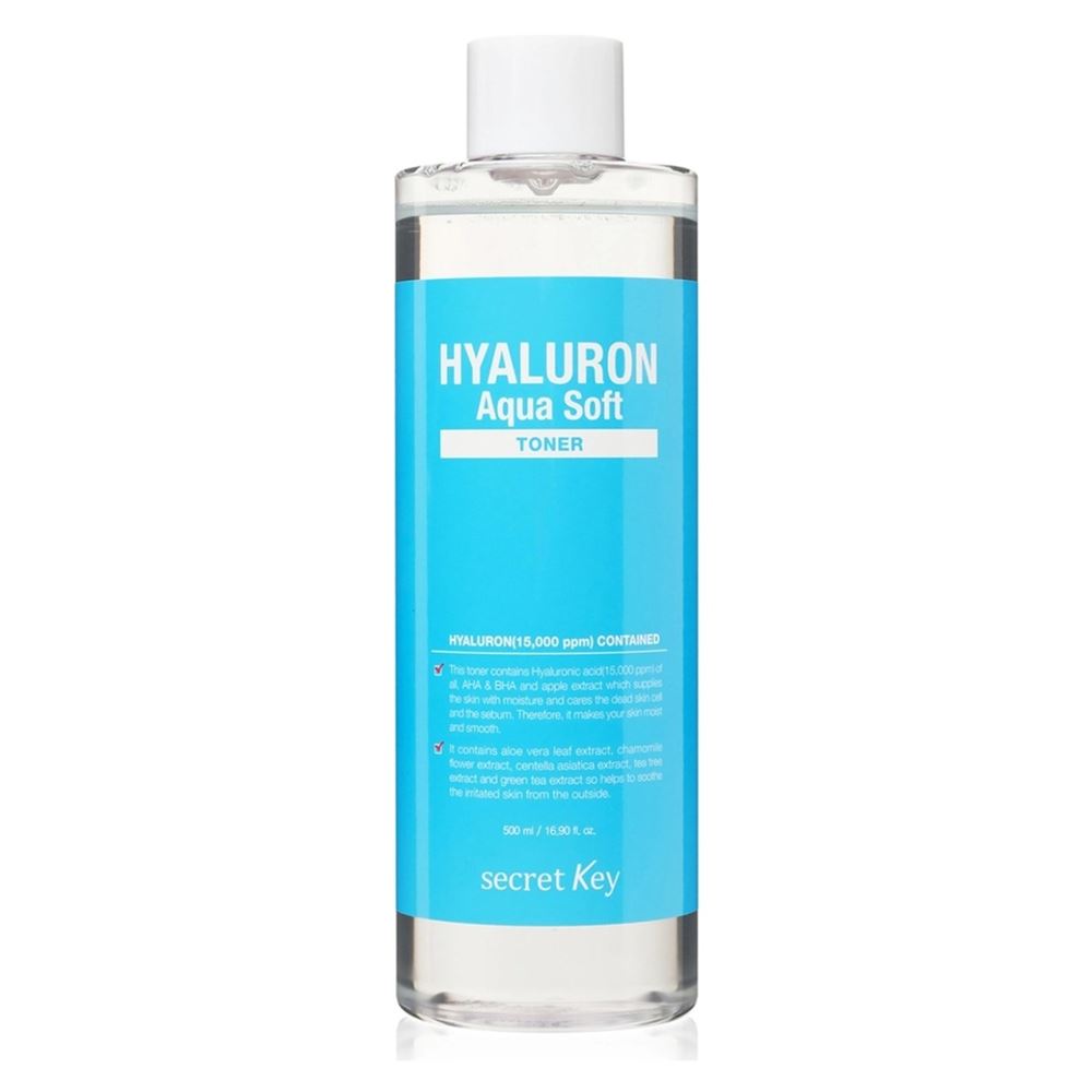Secret Key Face Care Hyaluron Aqua Soft Toner Тонер для лица с гиалуроновой кислотой
