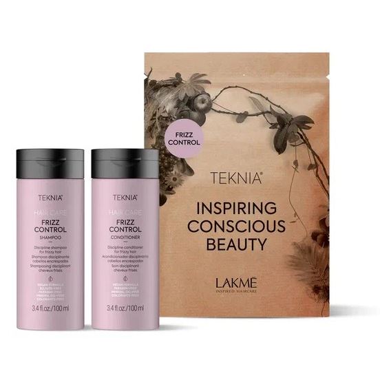 LakMe Teknia Frizz Control Travel Pack Дорожный набор дисциплинирующий: шампунь, кондиционер