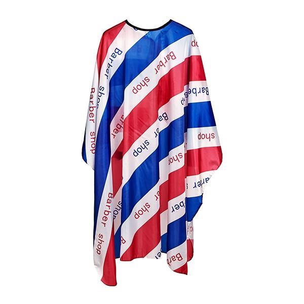 Harizma Professional Аксессуары h10873B Накидка парикмахерская 140х160 см Barber Shop полосы Накидка парикмахерская 140х160см Barber Shop полосы