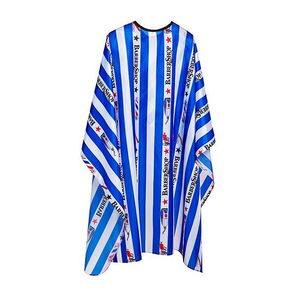 Harizma Professional Аксессуары h10878B Накидка парикмахерская 140х160 см вертикальные полосы Накидка парикмахерская 140х160 см вертикальные полосы