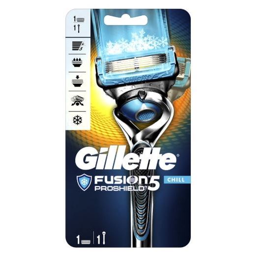 Gillette Бритвенные системы Fusion5 ProShield Chill  Бритвенный станок Станок бритвенный