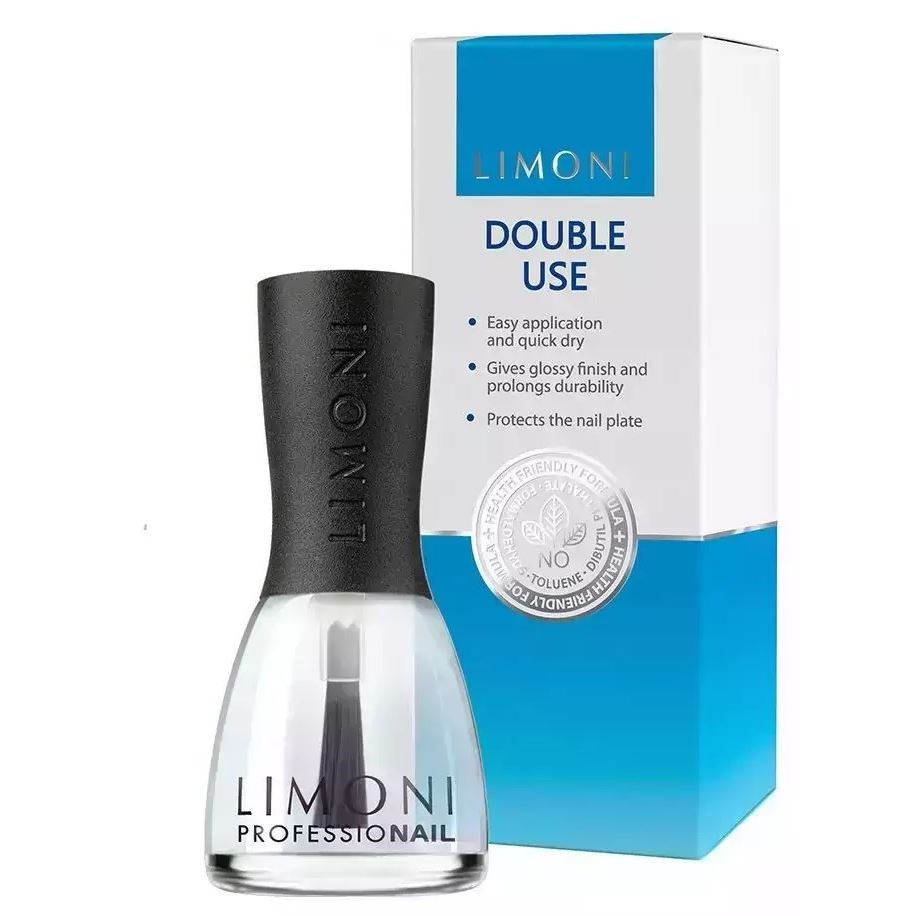 Limoni Make Up Double Use Основа для ногтей и закрепитель Основа для ногтей и закрепитель 